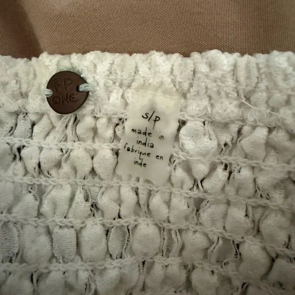 Free People White Lace Strapless Top - Picture 6 of 6